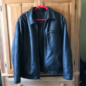 REAL LEATHER! - black